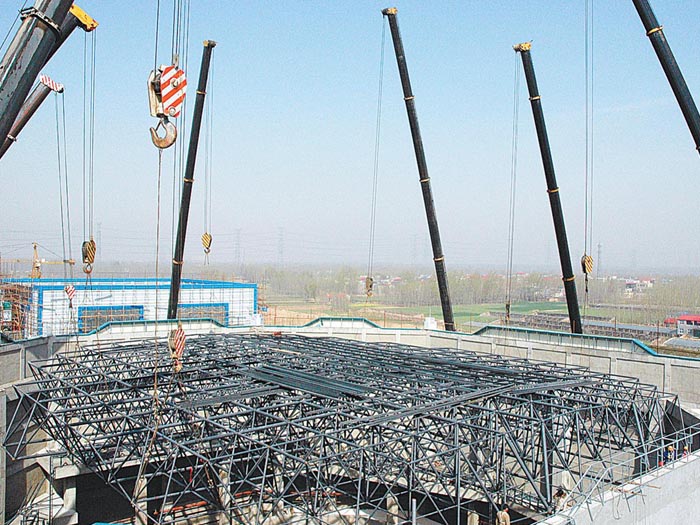 镇江网架高空滑移法